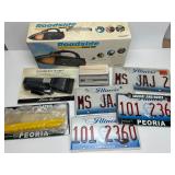 License Plates, Roadside Auto Kit