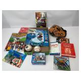 Wilson Youth Glove, Baseballs & Books