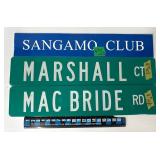 2-Metal & 1-Plastic Road Signs