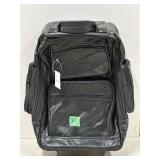 Leather Backpack on Rollers