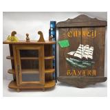 Miniature Wall Hanging Curio Cabinet 14.5'X17' &