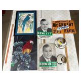 Campaign Signs, Lamp Shades and Pictures