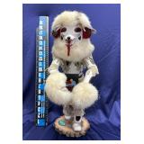 Hopi Wolf Kachina Doll 18'