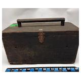 Antique Toolbox w/Key 18'X9'X12'