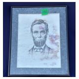 Abe Lincoln by Cornelia Powell 22.5'X18' Picture