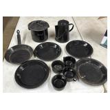 Granite Camping Dishes Gray