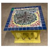 Mosaic End Table 26'X26'X22'