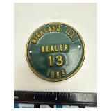 Highland, Il #13 1983 Dealer License