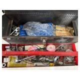 Metal Toolbox & Contents