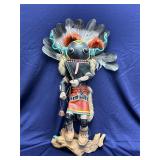 Indian Doll Knees Taped Kachina Doll 24'