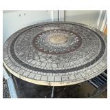 Metal Mosaics top Table 48'X30'