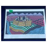 Modernistic Lithograph 26'X20'