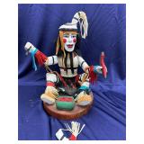 Koyala Clown Kachina 11' needs Glued