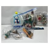 Snowman Cookie Jar and Christmas Items