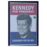US 'Kendy for President' 45'X29.5' Excellent