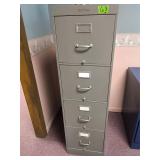 4-Drawer File Cabinet metal