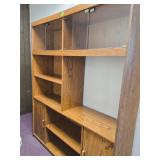 Bookcase 58'X15'X70' 4-Glass Door at Tops