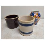 2-Salt Pots & 1- Vase
