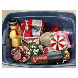 Tote of Christmas Decor
