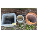 Ladder Roof Rack & Flowerpots