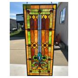 11'X28' Leaded Glass Style Matching Side Panel