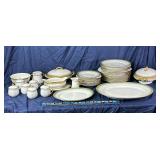 2 Totes of L. Bernardaud & Co. Set of Dishes