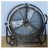 County Line Electric Pedestal Fan On Rollers - -