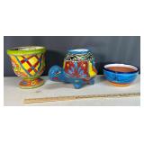 3 Decorative Flower Pots