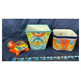 3 Decorative Flower Pots