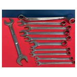 11-Snap-On Wrenches Open & Box End