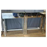2-Mirrored Tables Chipped & Cracked 30'X12'X34'