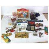 10X25 Golf Scope, Keys, Bozo Lunch Box, Plus