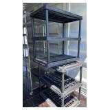 2-3 Shelf plastic Shelves 36'X24'X37'