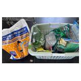 5-Bags of Grass seed, 2-Bags Fertilizer & Bag