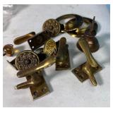 Door Knobs with Lock Parts some brass