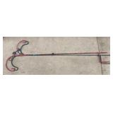 2 Double Shepards Hooks - 6 1/2'