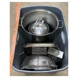 Misc. Kitchen Pots and Strainers