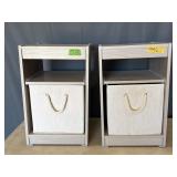 End Tables or Nightstands 16'X16'X Grey