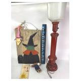 Halloween Decor & Table lamp 27' Tall