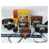 Kodak Signed 50, Canon AE-1, Revere 8, Yashica