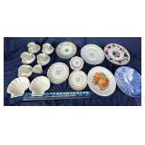 Partial Set of Elite Works Limoges Dishes