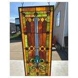 11'X28' Leaded Glass Style Matching Side Panel