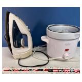 Panasonic Steam Iron & Rival Crock Pot