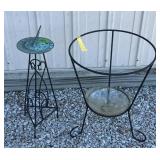 Sundial 8 1/2'X26' and 19' Round Plant  Stand