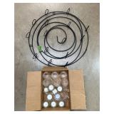 Votive Candle Wall Holder 23' With Candles