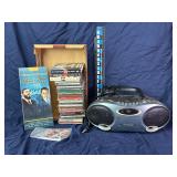 Memoex CD Boombox and CDs
