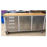 6'X20'X38' Hardwood Top Rolling Cabinet (12-