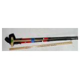 2 Expert Walking Stick and Wood Alligator Cane
