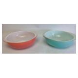 22-Pyrex Bowls (Pink & Turquoise)