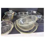 Flat of Glassware Pyrex